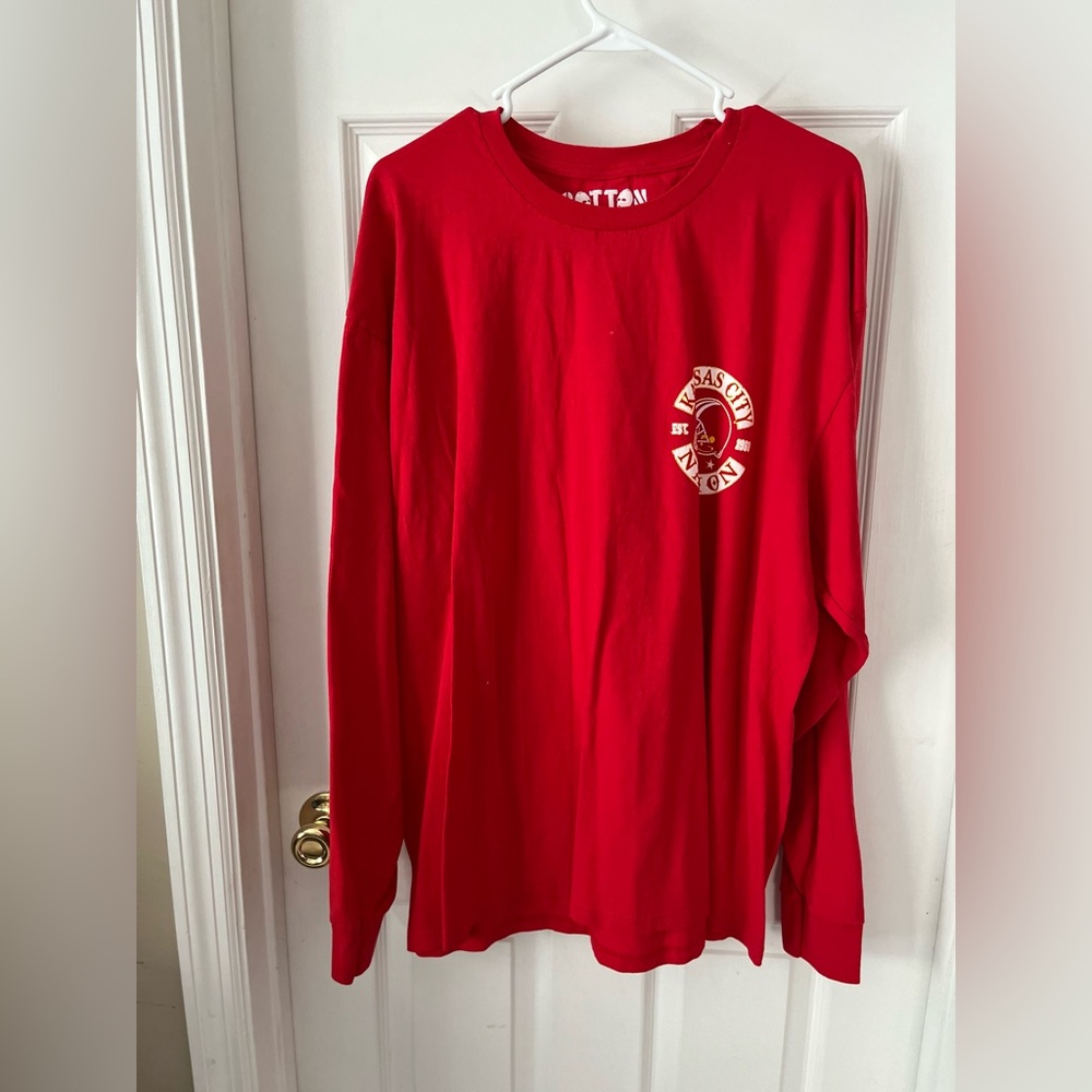 NFL Kansas City Chiefs Graphic long sleeve T-Shirt, NWT